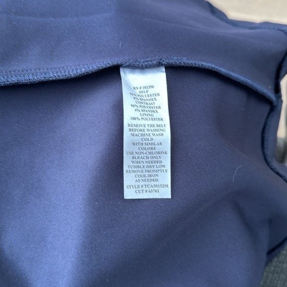 Dress - Navy/cream color - Size 10 - Picture 5 of 5